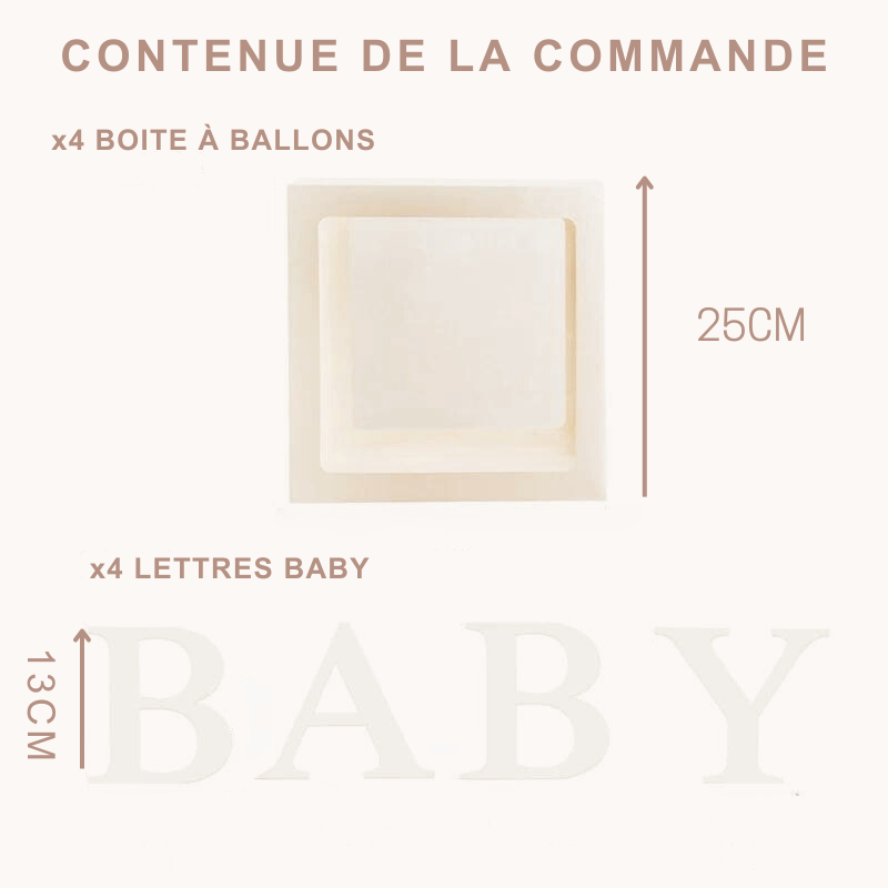 Boites à Ballons Baby